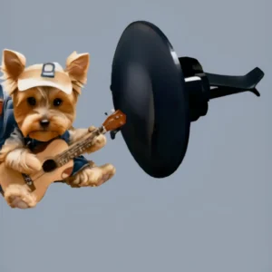 Guitar Dog Car Accessory Model