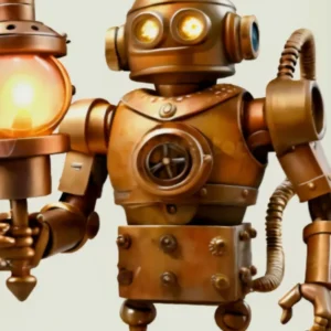 Steampunk Robot Model