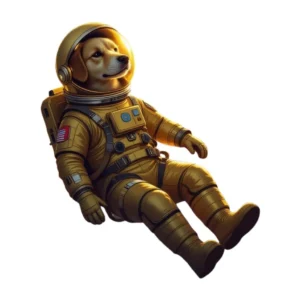 Astronaut Dog Model