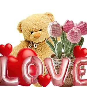 Bear & Flowers Model