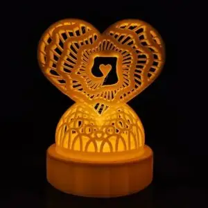 Tea Candle Heart Light Model