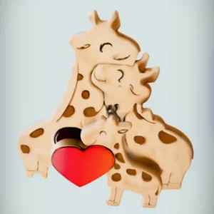 Giraffe Family Model