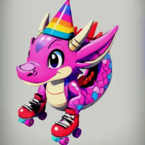 Rollerblading Dragon Model