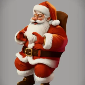 Santa's Phone Holder Model