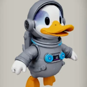 Space Astronaut Duck Model