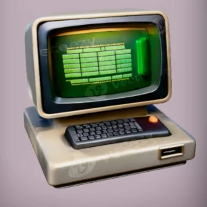 Vintage Desktop Computer Model