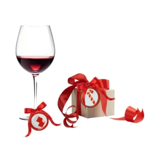 Xmas Gift Box/Wine Glass Tag Buttons Model