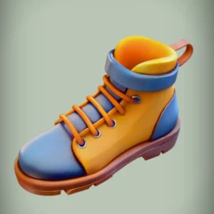 Hiking Boots Keyring Model